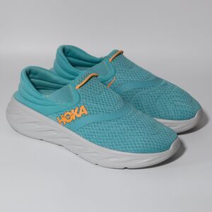 Hoka Ora Recovery 2 Shoe Mens Size 10 Aquarelle Blazing Orange (1119397) Running
